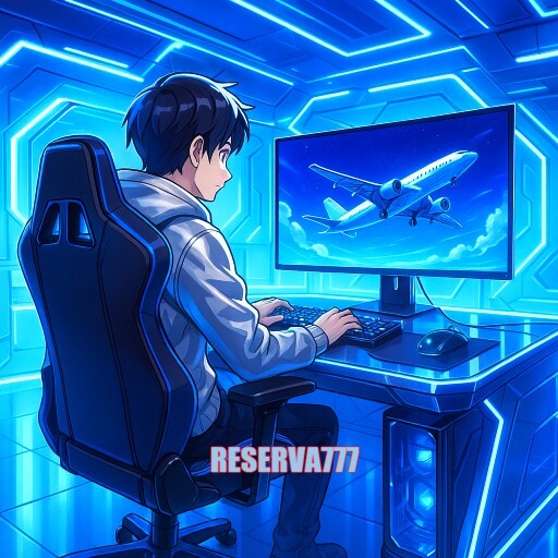 Imagem promocional da RESERVA777 mostrando a plataforma e suas vantagens
