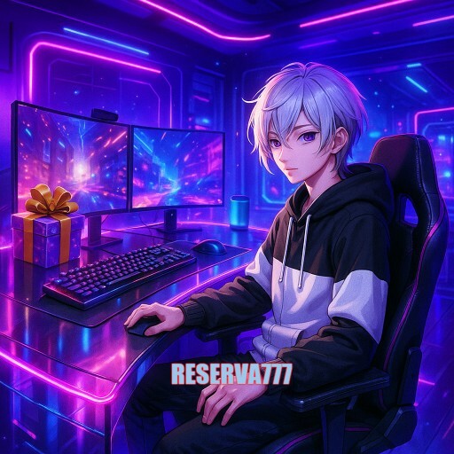 Imagem promocional da RESERVA777 mostrando a plataforma e suas vantagens