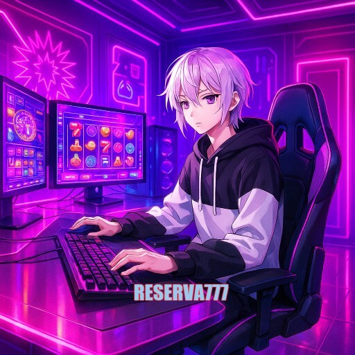 Imagem promocional da RESERVA777 mostrando a plataforma e suas vantagens